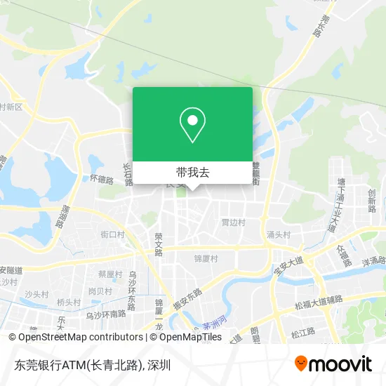 东莞银行ATM(长青北路)地图