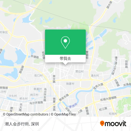 潮人会步行街地图