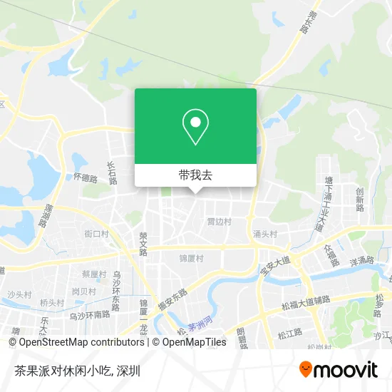 茶果派对休闲小吃地图