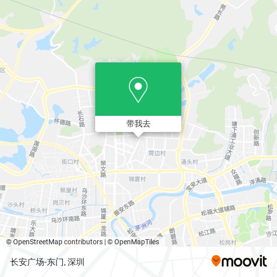 长安广场-东门地图