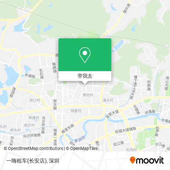 一嗨租车(长安店)地图
