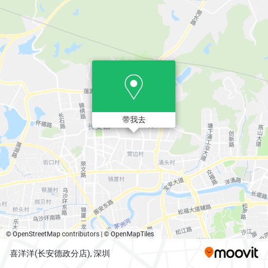 喜洋洋(长安德政分店)地图