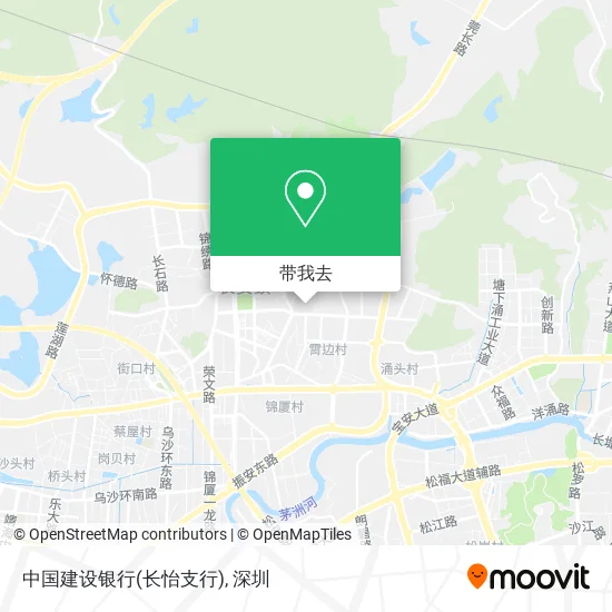 中国建设银行(长怡支行)地图