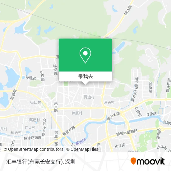汇丰银行(东莞长安支行)地图