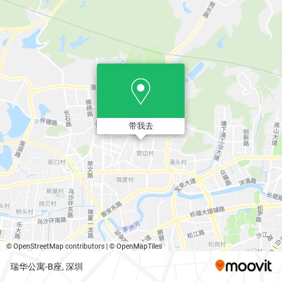瑞华公寓-B座地图