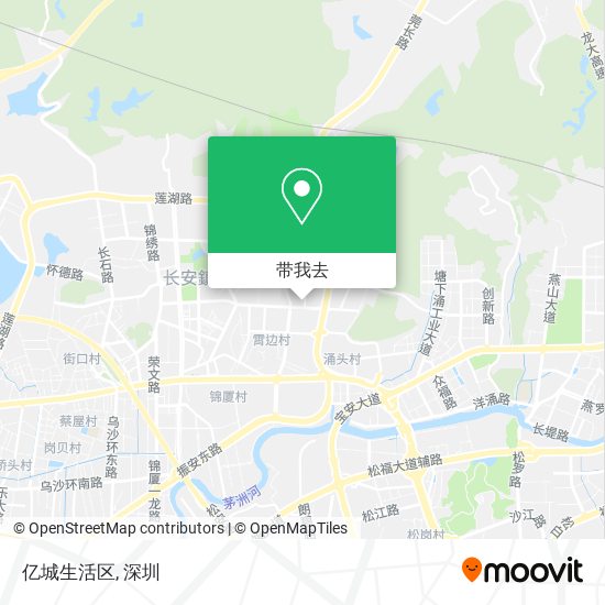 亿城生活区地图