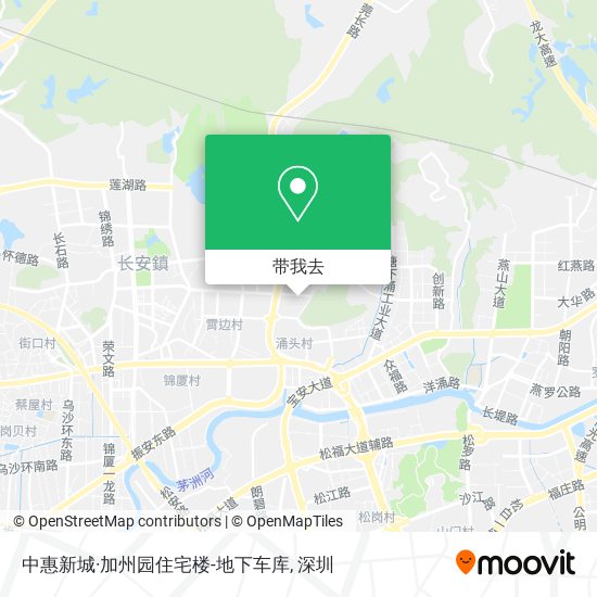 中惠新城·加州园住宅楼-地下车库地图