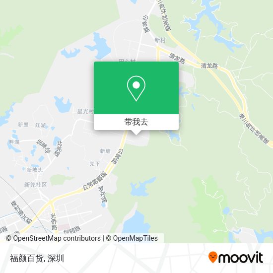 福颜百货地图