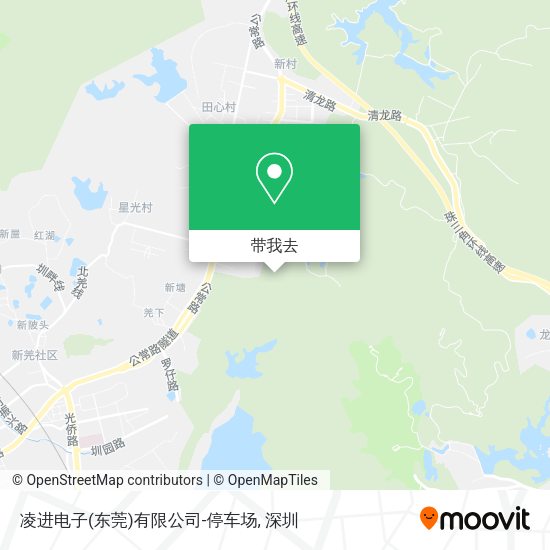 凌进电子(东莞)有限公司-停车场地图