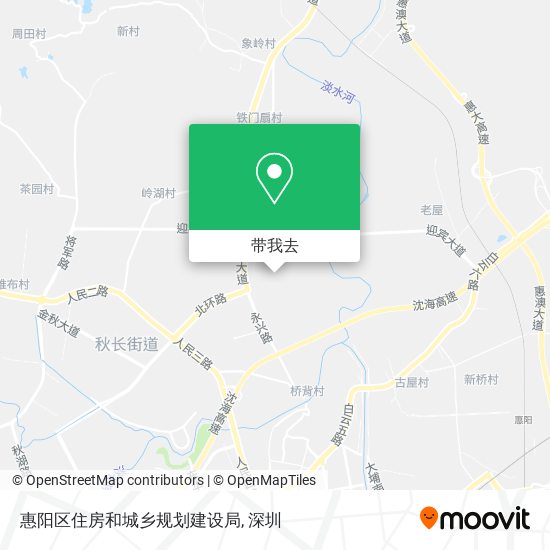惠阳区住房和城乡规划建设局地图