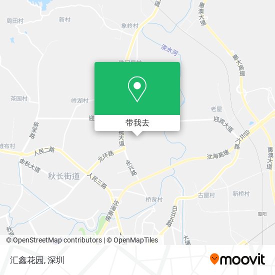汇鑫花园地图