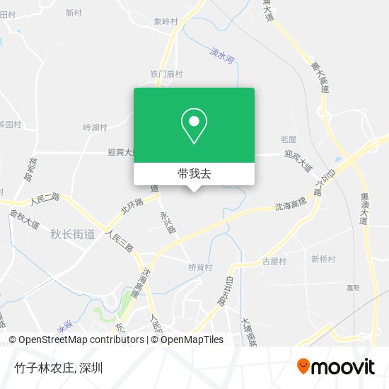 竹子林农庄地图