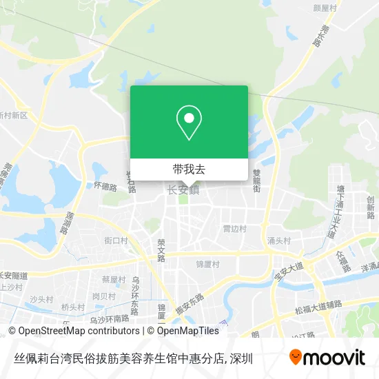 丝佩莉台湾民俗拔筋美容养生馆中惠分店地图