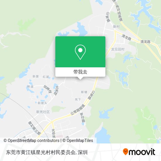 东莞市黄江镇星光村村民委员会地图