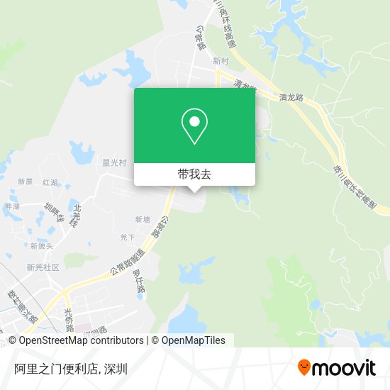 阿里之门便利店地图
