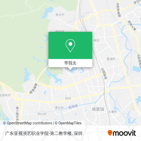 广东亚视演艺职业学院-第二教学楼地图