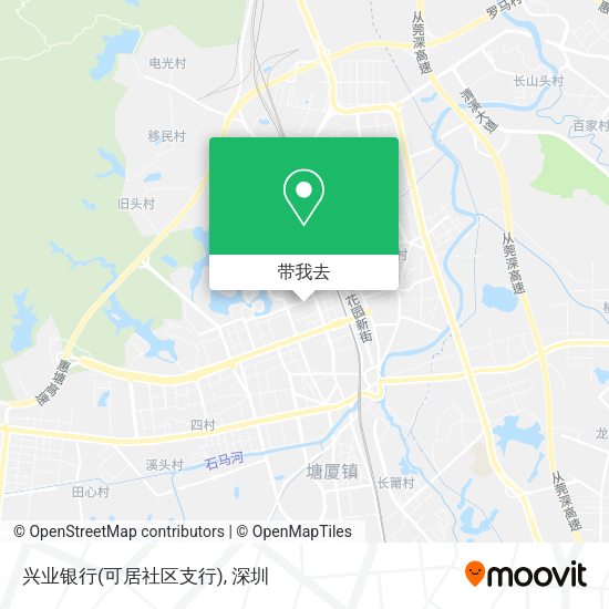兴业银行(可居社区支行)地图