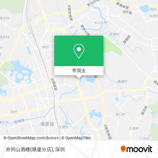 井冈山酒楼(塘厦分店)地图