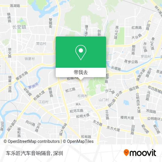 车乐匠汽车音响隔音地图