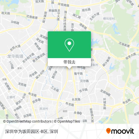 深圳华为坂田园区-B区地图