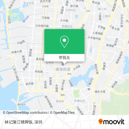 林记隆江猪脚饭地图