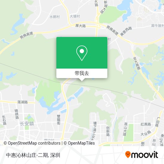 中惠沁林山庄-二期地图