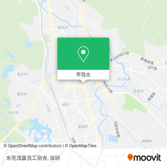 东莞茂森员工宿舍地图