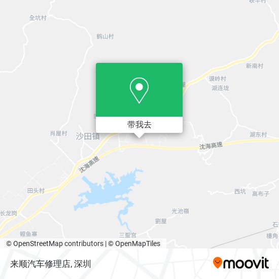 来顺汽车修理店地图