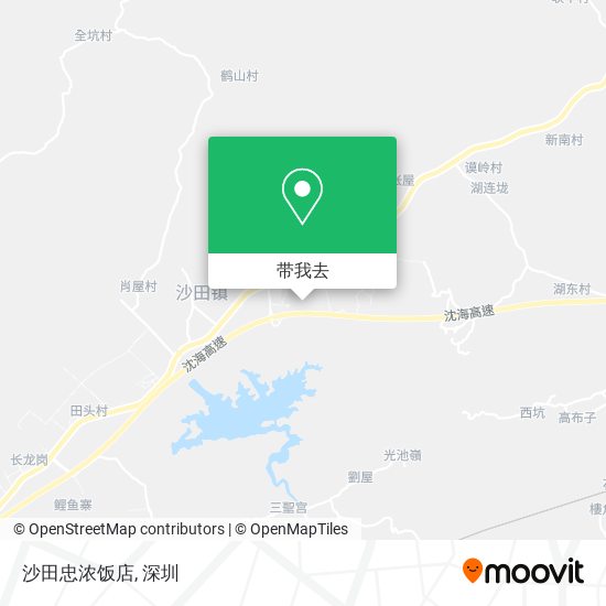 沙田忠浓饭店地图