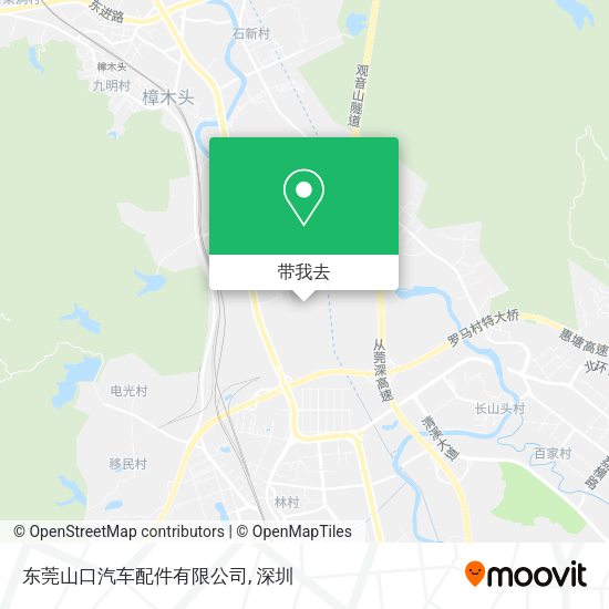 东莞山口汽车配件有限公司地图