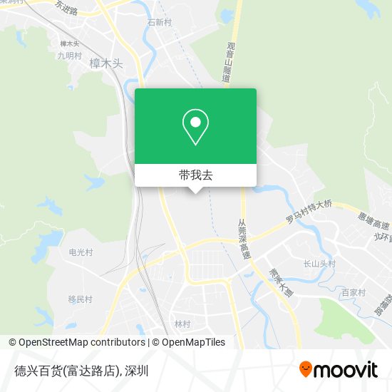 德兴百货(富达路店)地图