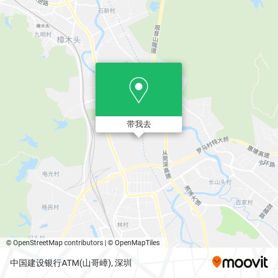 中国建设银行ATM(山哥嶂)地图