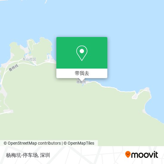 杨梅坑-停车场地图
