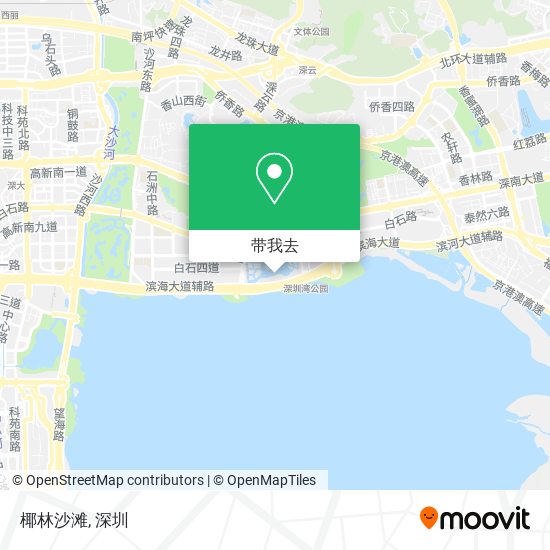 椰林沙滩地图