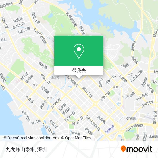 九龙峰山泉水地图
