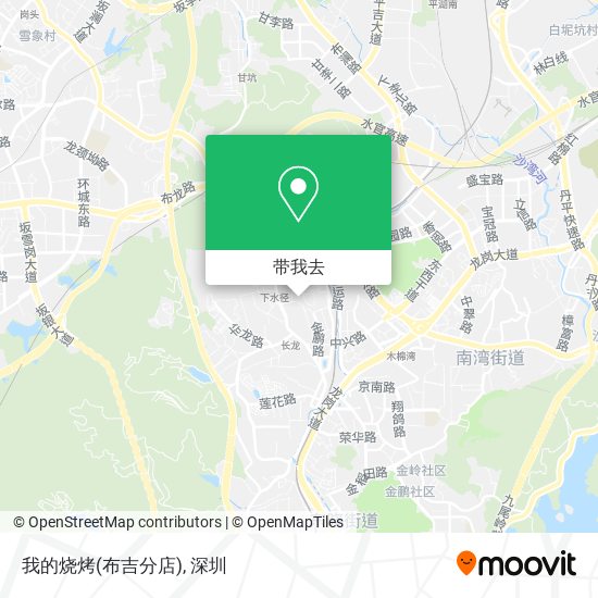 我的烧烤(布吉分店)地图