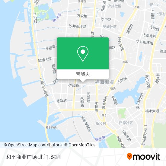 和平商业广场-北门地图
