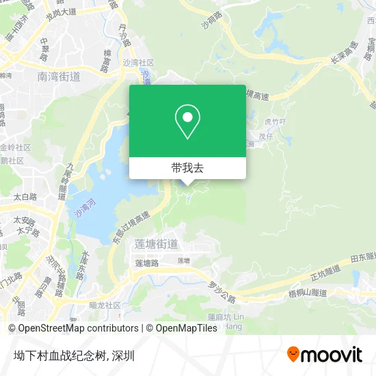 坳下村血战纪念树地图