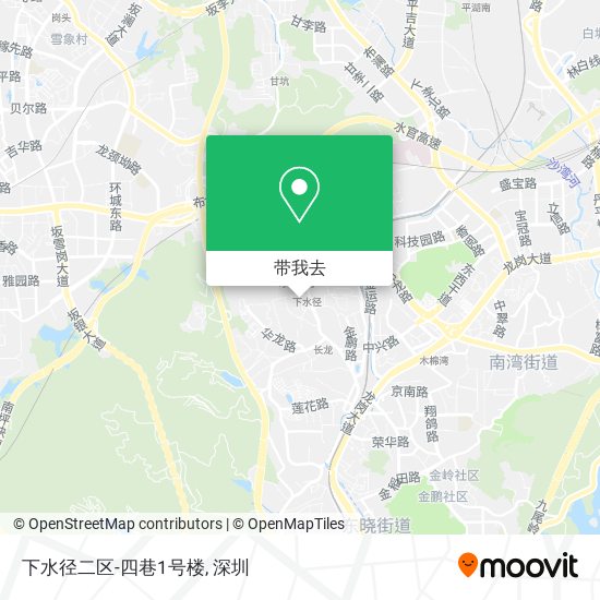 下水径二区-四巷1号楼地图