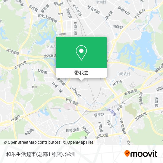 和乐生活超市(总部1号店)地图