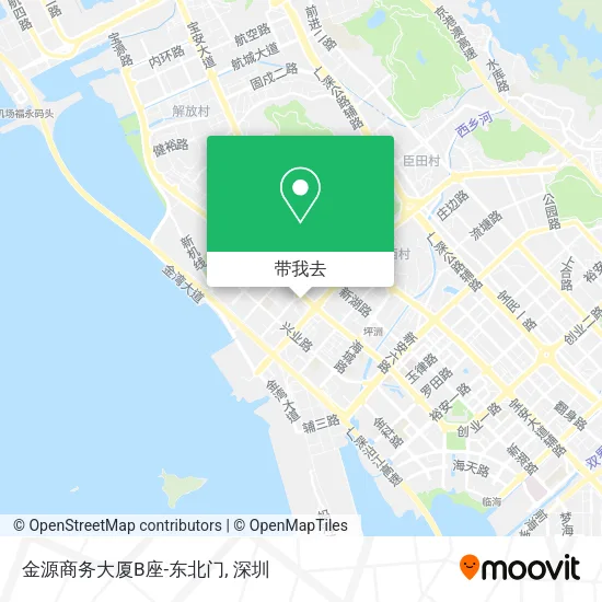 金源商务大厦B座-东北门地图