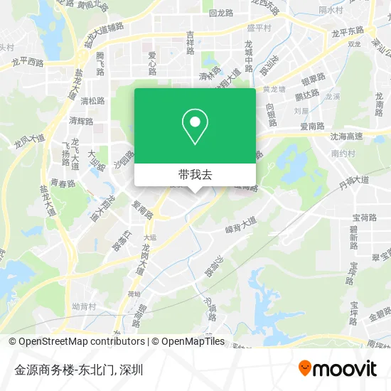 金源商务楼-东北门地图