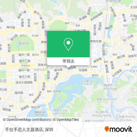 手拉手恋人主题酒店地图