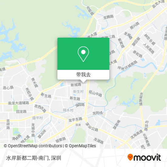 水岸新都二期-南门地图