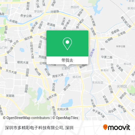 深圳市多精彩电子科技有限公司地图