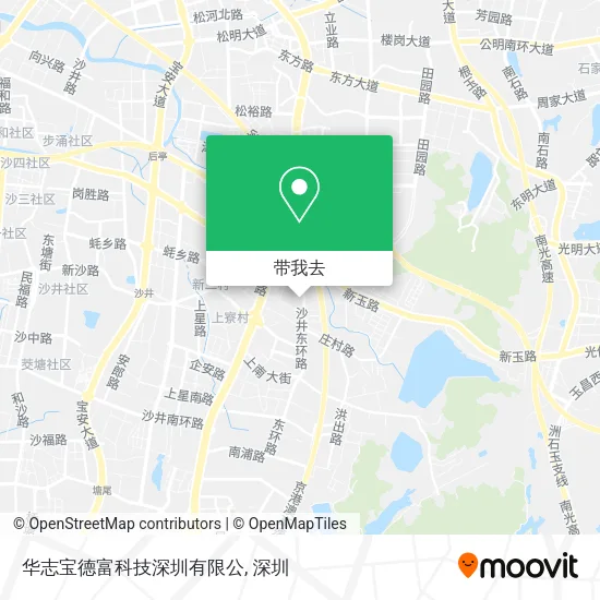 华志宝德富科技深圳有限公地图