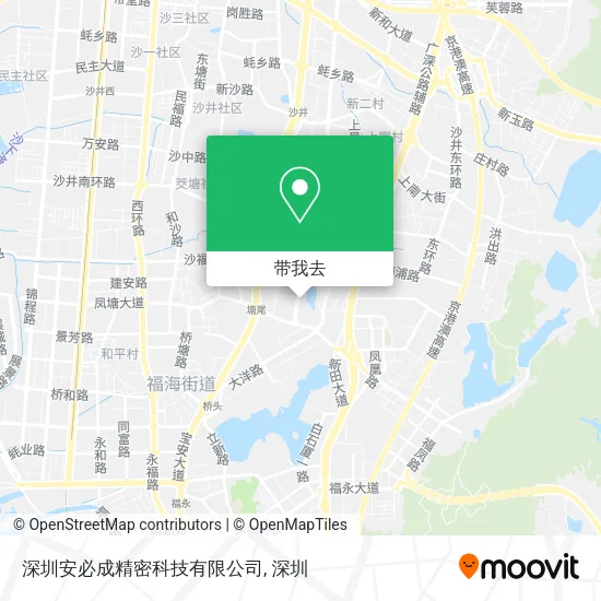 深圳安必成精密科技有限公司地图