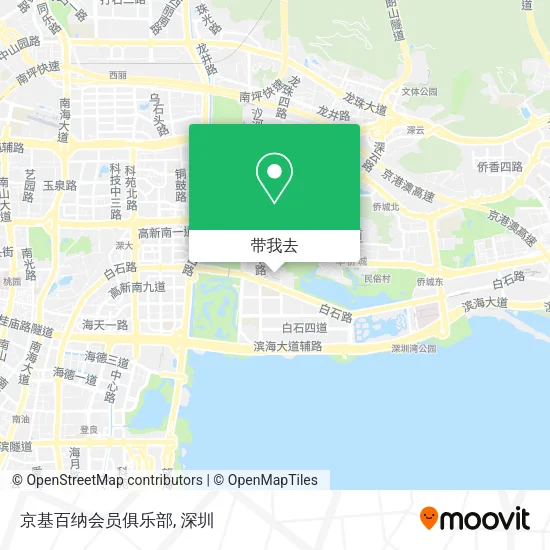 京基百纳会员俱乐部地图