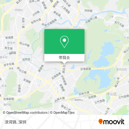 浪背路地图