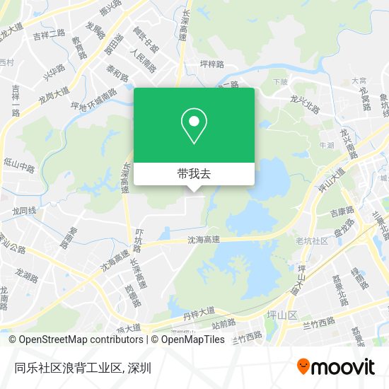 同乐社区浪背工业区地图